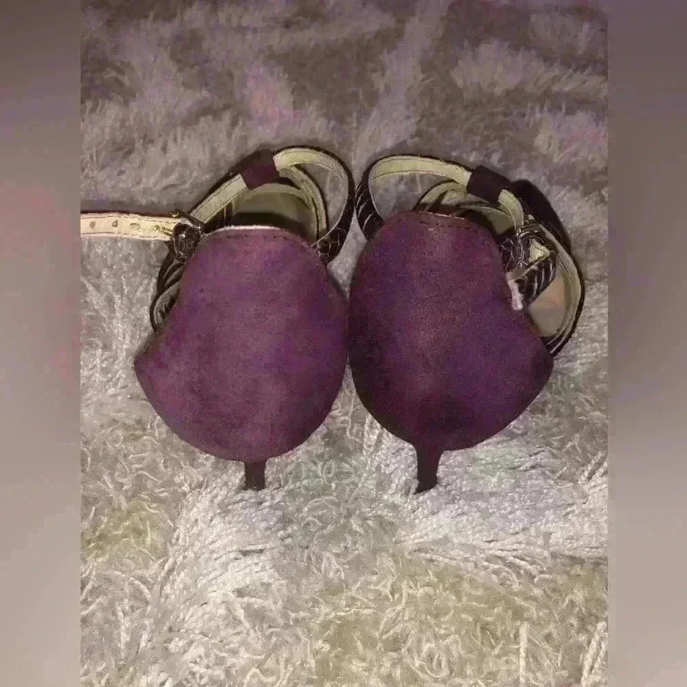 IVANKA TRUMP purple suede pumps size 8M - Picture 4 of 11